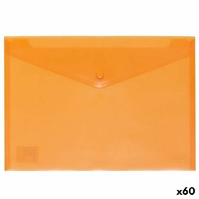 Document holder with flap Grafoplas Orange A4 polypropylene (60 Units)