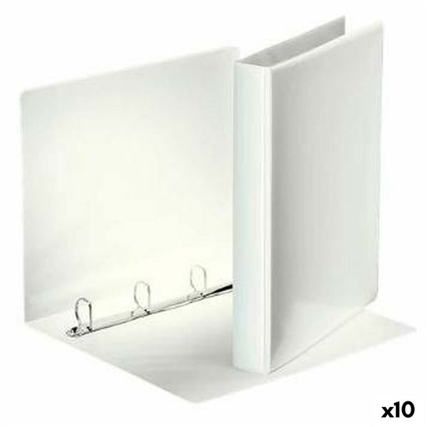 Ring binder Esselte White A4 (10 Units)