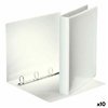Ring binder Esselte White A4 (10 Units)