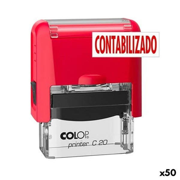Stamp Colop PRINTER C20 CONTABILIZADO Red (50 Units)