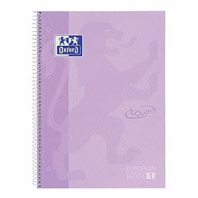 Notebook Oxford EUROPEANBOOK 1 Lavendar Cake A4+ 80 Sheets 5 Pieces (2 Units)