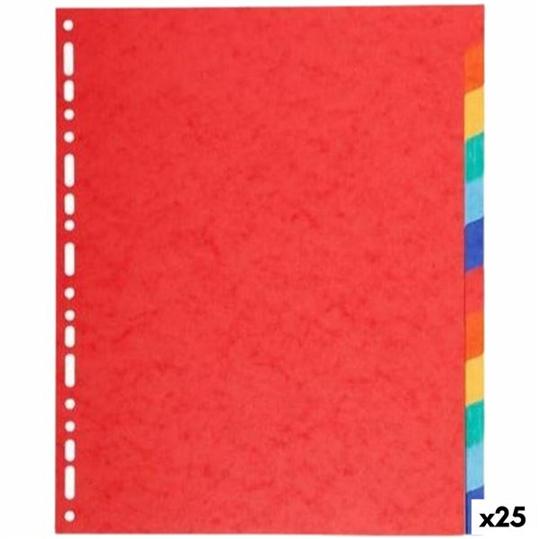 Seperators Exacompta Maxi Multicolour A4+ 12 Sheets (25 Units)