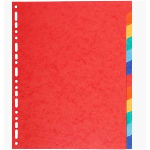 Seperators Exacompta Maxi Multicolour A4+ 12 Sheets (25 Units)