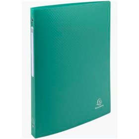 Ring binder Exacompta Dark green A4 (20 Units)