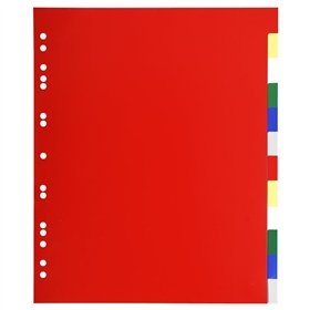 Seperators Exacompta Multicolour A4+ 12 Sheets (50 Units)