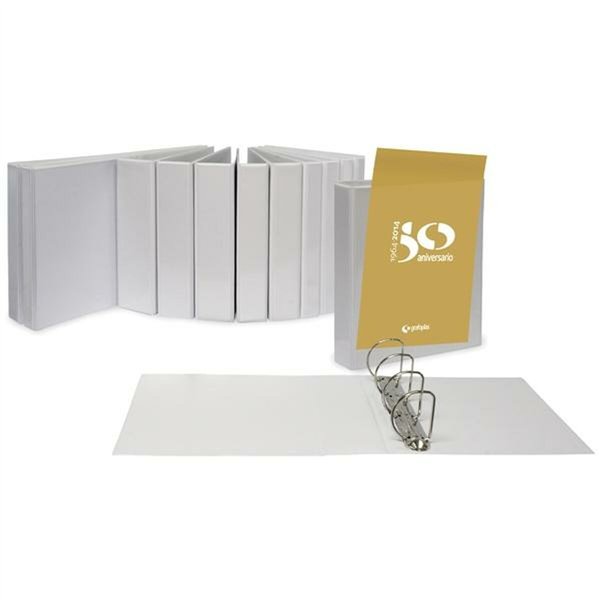 Ring binder Grafoplas White A3 (9Units)