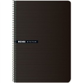 Book of Rings ENRI STATUS Black Quarto 100 Sheets (5 Units)