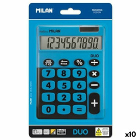 Calculator Milan TOUCH DUO Blue 14,5 x 10,6 x 2,1 cm (10 Units)