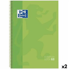 Book of Rings Oxford Classic Europeanbook 1 Write&Erase Green A4+ 80 Sheets 5 Pieces (2 Units)