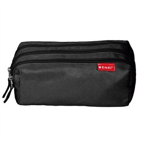 School Case ENRI Black 21 x 7 x 11 cm (5 Units)