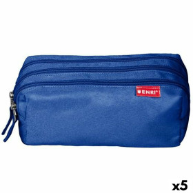 School Case ENRI Blue 21 x 7 x 11 cm (5 Units)
