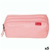 School Case ENRI Pink 21 x 7 x 11 cm (5 Units)