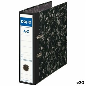 Lever Arch File DOHE Black A4 28,2 x 31,8 x 7 cm (20 Units)