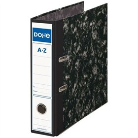 Lever Arch File DOHE Black A4 28,2 x 31,8 x 7 cm (20 Units)