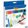 Set of Felt Tip Pens Jovi Maxi Multicolour 24 Pieces (20 Units)