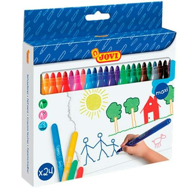 Set of Felt Tip Pens Jovi Maxi Multicolour 24 Pieces (20 Units)
