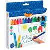 Set of Felt Tip Pens Jovi Maxi Multicolour 24 Pieces (20 Units)