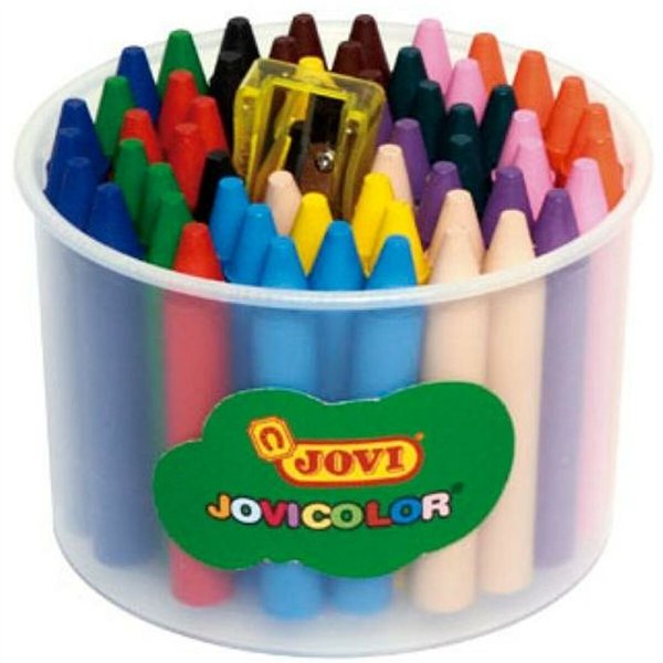 Coloured crayons Jovi JOVICOLOR Multicolour (6 Units)