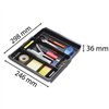 Drawer Organizer Exacompta DRAWINSERT 24,6 x 29,8 x 3,6 cm Plastic Black (6 Units)