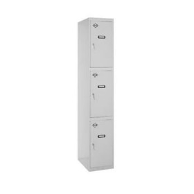 Locker SimonRack Grey Metal 3 doors 180 x 50 x 30 cm