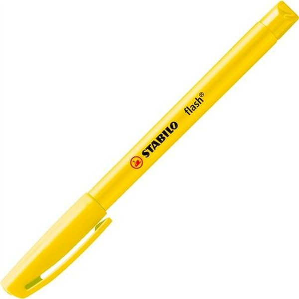 Fluorescent Marker Stabilo Flash Yellow 10 Units