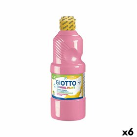Tempera Giotto Pink 500 ml (6 Units)