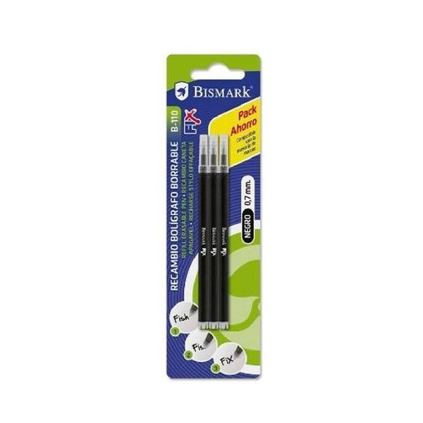 Refill for ballpoint pen Bismark B-110 Black 0,7 mm (12 Units)