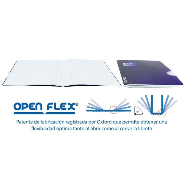 Notebook Oxford CLASSIC OPENFLEX Multicolour A5 48 Sheets (10 Units)
