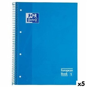 Notebook Oxford Classic Turquoise A4 80 Sheets (5 Units)