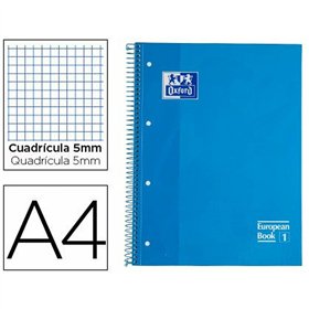 Notebook Oxford Classic Turquoise A4 80 Sheets (5 Units)
