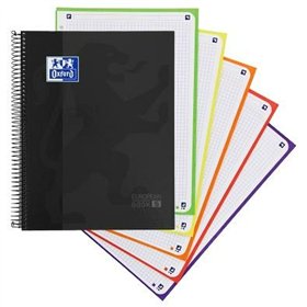 Book of Rings Oxford CLASSIC EUROPEANBOOK Black A4 120 Sheets (5 Units)