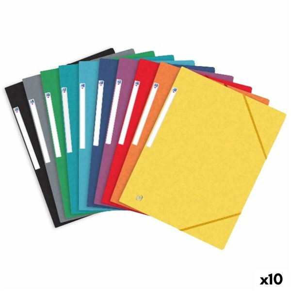 Folder Oxford TOP FILE Multicolour A4+ 10 Pieces (10 Units)
