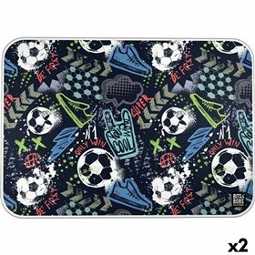 Protective mat Bits&Bobs MATCH Multicolour PVC 47 x 33 cm Tablecloth (2 Units)