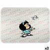 Protective mat Mafalda BIRD Multicolour PVC 47 x 33 cm Tablecloth (2 Units)