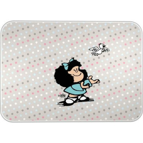 Protective mat Mafalda BIRD Multicolour PVC 47 x 33 cm Tablecloth (2 Units)