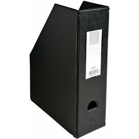 Magazine rack Exacompta Black A4 PVC (10 Units)