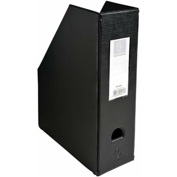 Magazine rack Exacompta Black A4 PVC (10 Units)