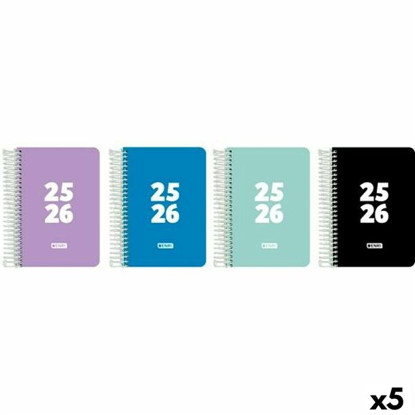 Diary ENRI Teens 1/8 12 x 18 cm 2025-2026 (5 Units)