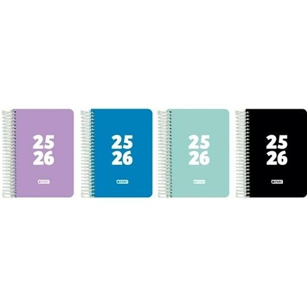Diary ENRI 1/4 15 x 21 cm 2025-2026 (4 Units)