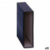 File Holder DOHE Black A4 (12 Units)