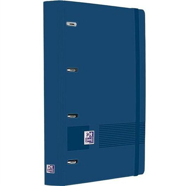 Ring binder Oxford LIVE&GO Navy Blue A4+ (4 Units)