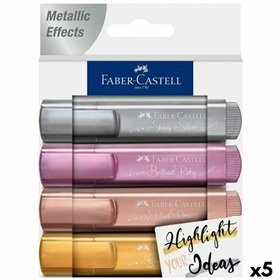 Fluorescent Marker Set Faber-Castell TEXTLINER 4 Pieces (5 Units)