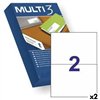 Adhesive labels MULTI 3 White 500 Sheets 210 x 148 mm (2 Units)