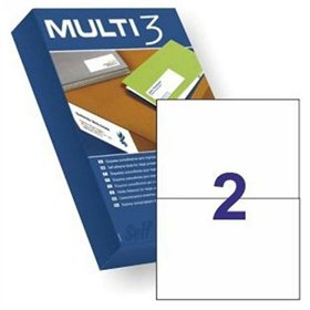 Adhesive labels MULTI 3 White 500 Sheets 210 x 148 mm (2 Units)