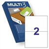 Adhesive labels MULTI 3 White 500 Sheets 210 x 148 mm (2 Units)