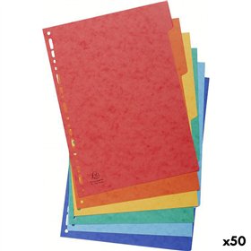 Seperators Exacompta NATURE FUTURE Multicolour A4 (50 Units)