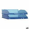 Filing Tray Archivo 2000 Blue A4 Plastic (6 Units)