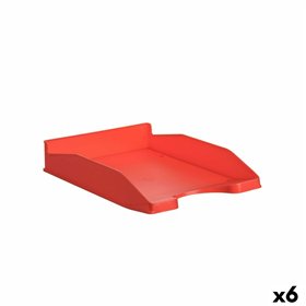 Filing Tray Archivo 2000 Red A4 Plastic (6 Units)