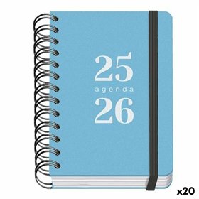 Diary DOHE GRAMMAR Blue A6 120 x 170 mm 2025-2026 (20 Units)