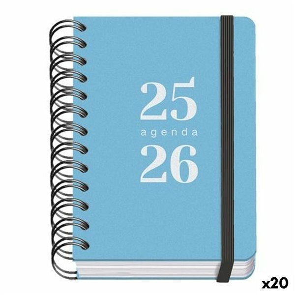 Diary DOHE GRAMMAR Blue A6 120 x 170 mm 2025-2026 (20 Units)